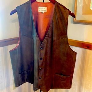 Vintage Ruddock Leather Vest